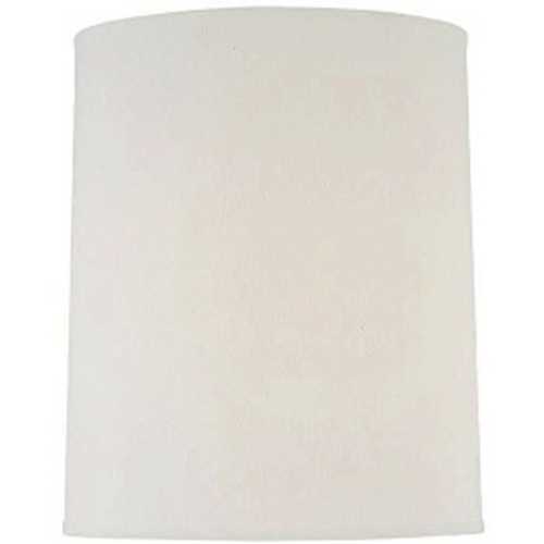 Lite Source Lighting Off-White Cylindrical Lamp Shade with Spider Assembly CH1186-15