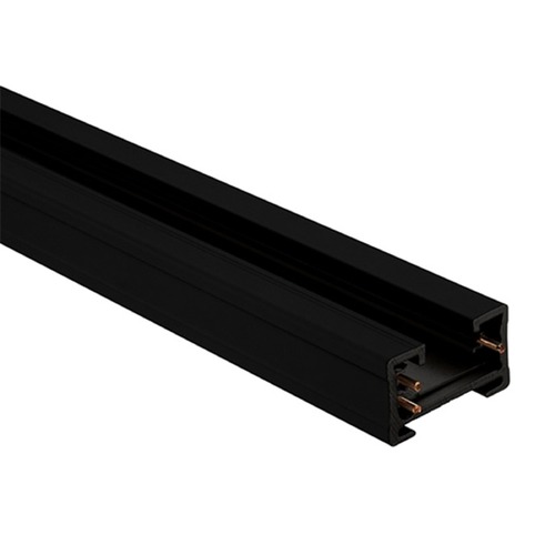 4-ft Black WAC Lighting J-Type Two Circuit Track by WAC Lighting