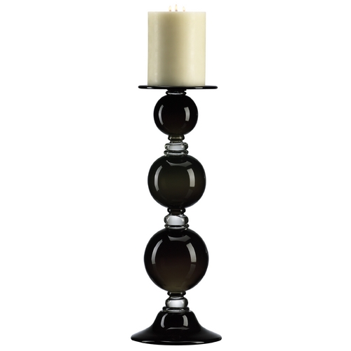 Cyan Design Black Globe Black & Clear Candle Holder by Cyan Design 02180