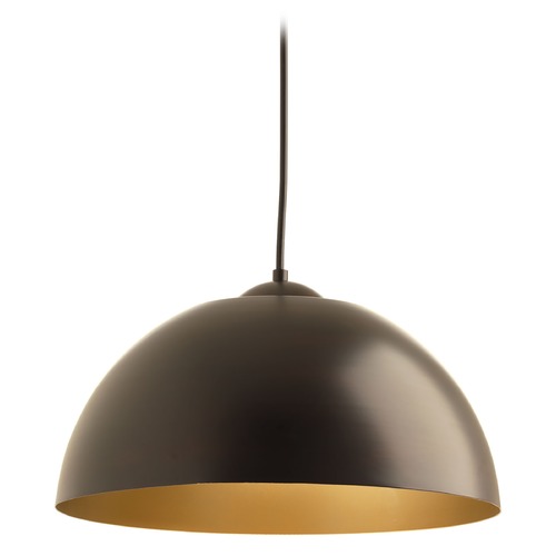 LED Bronze Dome Pendant by Progress Lighting