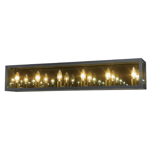 Z-Lite Infinity Misty Charcoal Bathroom Light by Z-Lite 802-6V-MC