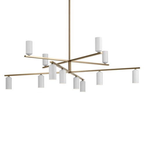 Kichler Lighting Gala Champagne Bronze LED Chandelier by Kichler Lighting 52533CPZWH