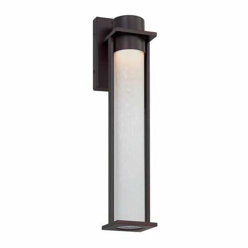 Wooster LED Outdoor Wall Light in Black by Evolv by Justice Design Group
