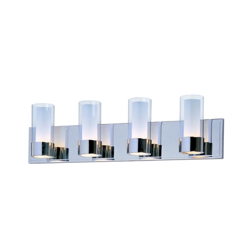 Maxim Lighting Silo Chrome Bathroom Light by Maxim Lighting 23074CLFTPC