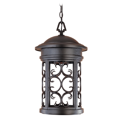 Outdoor Hanging Light in Oil Rubbed Bronze Finish
