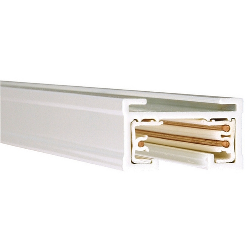 WAC Lighting 4-ft White WAC Lighting J-Type Two Circuit Track by WAC Lighting J2-T4-WT