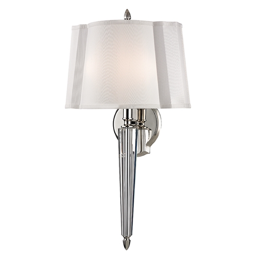 Hudson Valley Lighting Oyster Bay Polished Nickel Sconce by Hudson Valley Lighting 3611-PN