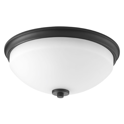 Replay Flush Mount in Black by Progress Lighting