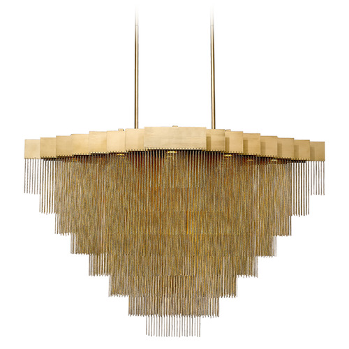 Bloomfield 48-Inch Oval LED Chandelier in Gold by Eurofase Lighting