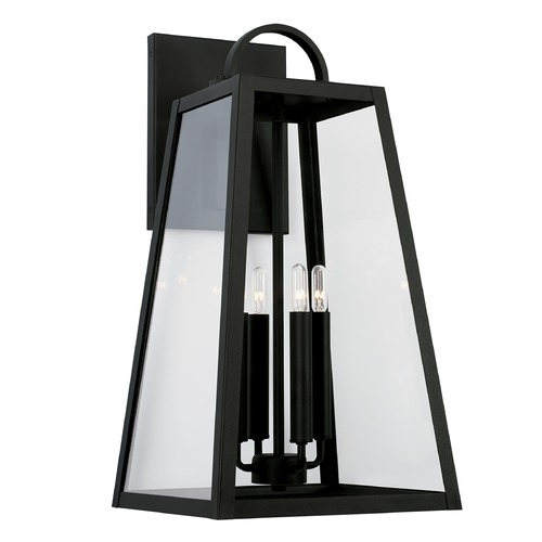 Leighton 23.25-Inch Black Outdoor Wall Light by HomePlace by Capital Lighting