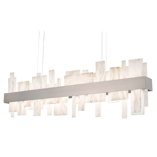 Modern Forms by WAC Lighting Acropolis Brushed Nickel LED Linear Light by Modern Forms PD-68146-BN