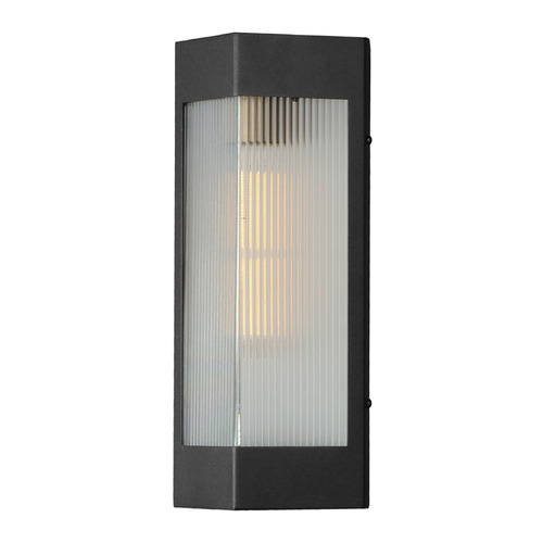 Maxim Lighting Triform Black & Antique Brass Outdoor Wall Light by Maxim Lighting 30761CRBKAB