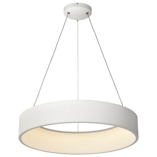 Orbit 23.50-Inch 3CCT LED Pendant in White by Nuvo Lighting