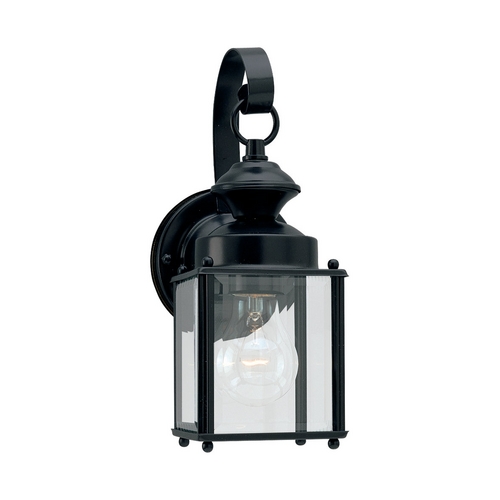 Jamestowne Outdoor Wall Light in Black by Generation Lighting