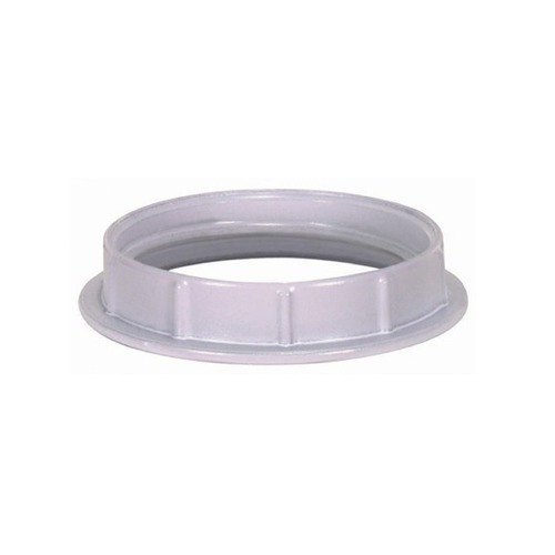 Medium Base White Die Cast Socket Ring by Satco Lighting