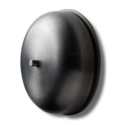 Big RING Doorbell Chime in Brushed Steel by Spore Doorbells