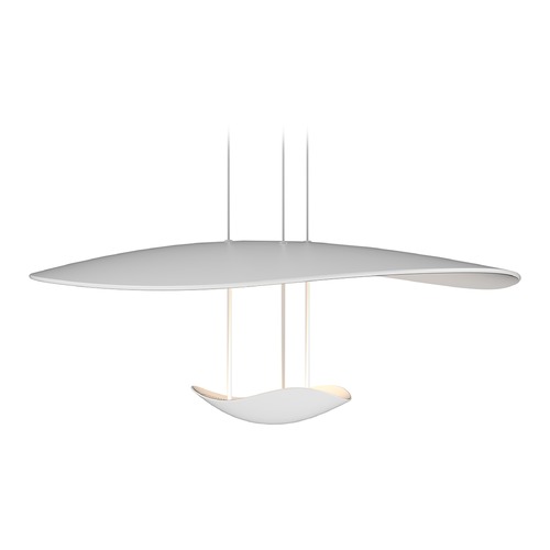 Sonneman Lighting Infinity Reflections Satin White LED Pendant by Sonneman Lighting 2667.03