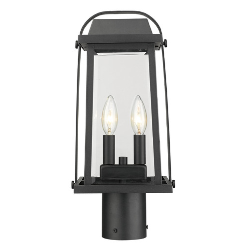 Z-Lite Millworks Black Post Light by Z-Lite 574PHMR-BK