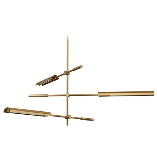 Astrid 43.88-Inch Vintage Brass LED Pendant by Alora Lighting