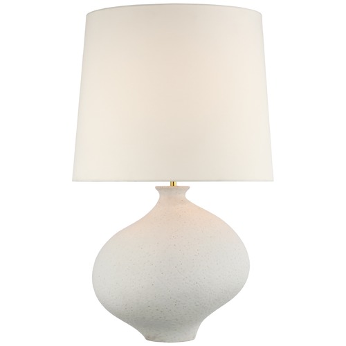 Visual Comfort Signature Collection Aerin Celia Large Right Table Lamp in Marion White by Visual Comfort Signature ARN3650MWTL