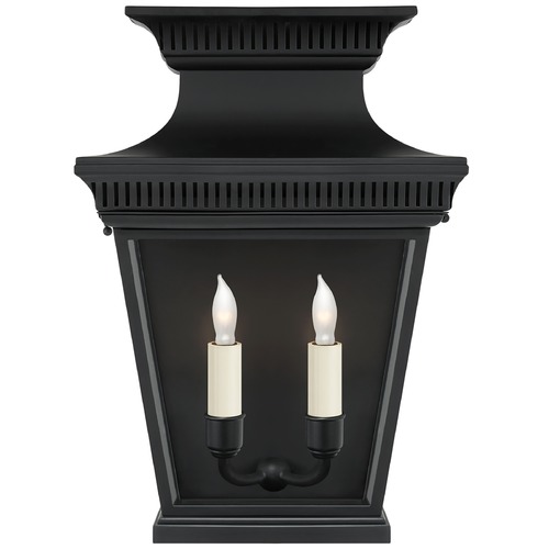E.F. Chapman Elsinore Wall Lantern in Matte Black by Visual Comfort Signature