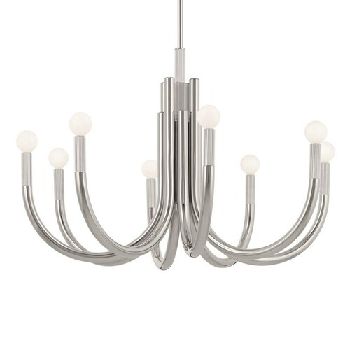 Odensa Polished Nickel Chandelier by Kichler Lighting