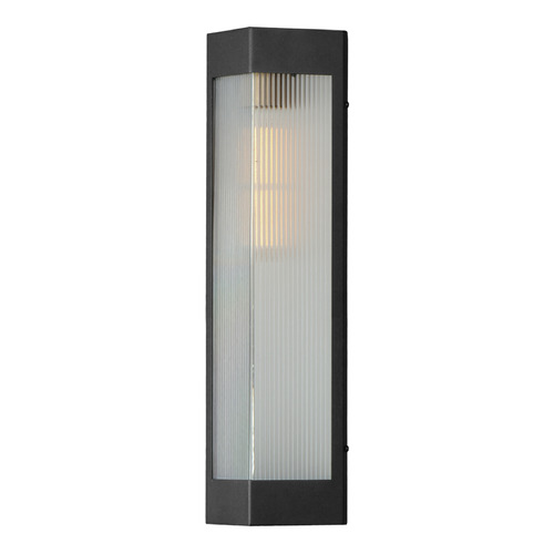 Maxim Lighting Triform Black & Antique Brass Outdoor Wall Light by Maxim Lighting 30762CRBKAB