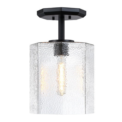 Designers Fountain Haven Matte Black Semi-Flushmount Light