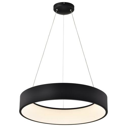Orbit 23.50-Inch 3CCT LED Pendant in Black by Nuvo Lighting