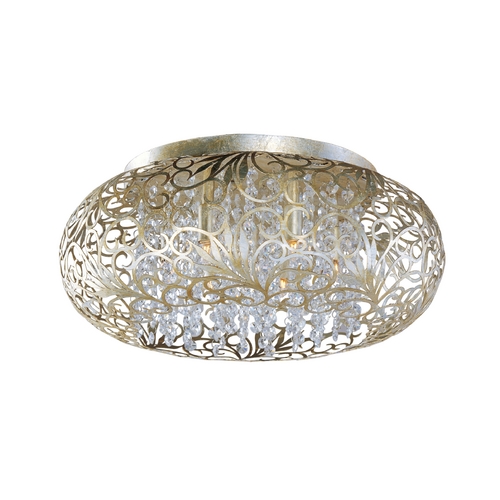 Arabesque Golden Silver Flush Mount by Maxim Lighting