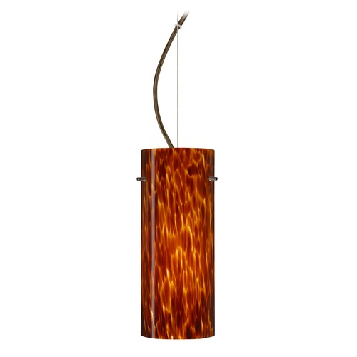 Besa Lighting Besa Lighting Stilo Bronze LED Pendant Light 1KX-412318-LED-BR