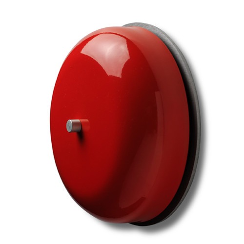 Big RING Doorbell Chime in Tangerine by Spore Doorbells