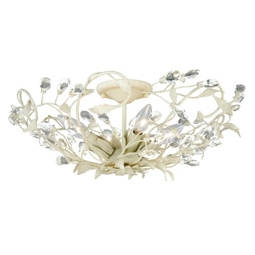 Jardin French Cream Semi-Flush Mount by Vaxcel Lighting