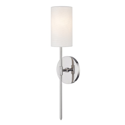 Olivia Polished Nickel Sconce by Mitzi by Hudson Valley