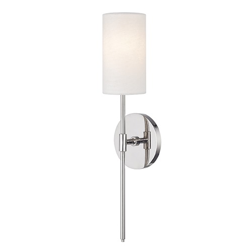 Mitzi by Hudson Valley Olivia Polished Nickel Sconce by Mitzi by Hudson Valley H223101-PN