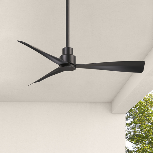 Minka Aire Simple 44-Inch Wet Location Ceiling Fan in Coal by Minka Aire F786-CL