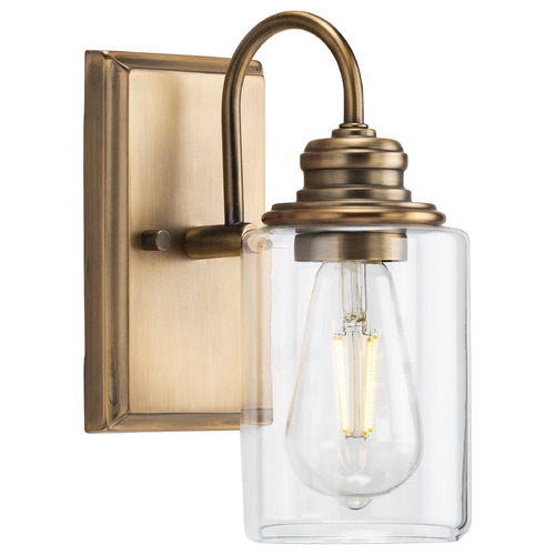 Progress Lighting Aiken Vintage Brass Sconce