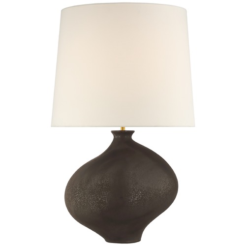 Visual Comfort Signature Collection Aerin Celia Large Right Table Lamp in Stained Black by Visual Comfort Signature ARN3650SBML
