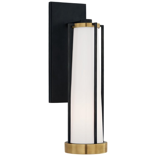 Visual Comfort Signature Collection Thomas OBrien Calix Sconce in Bronze & Brass by Visual Comfort Signature TOB2275BZHABWG