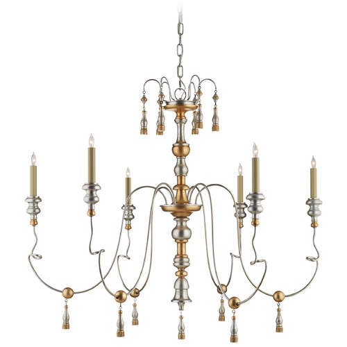 Visual Comfort Signature Collection Suzanne Kasler Michele Chandelier in French Gild by Visual Comfort Signature SK5004FG