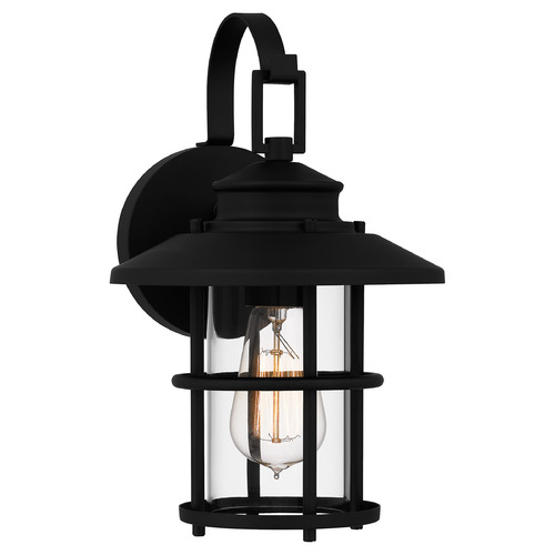 Quoizel Lighting Lombard Outdoor Wall Light in Matte Black by Quoizel Lighting LOM8408MBK