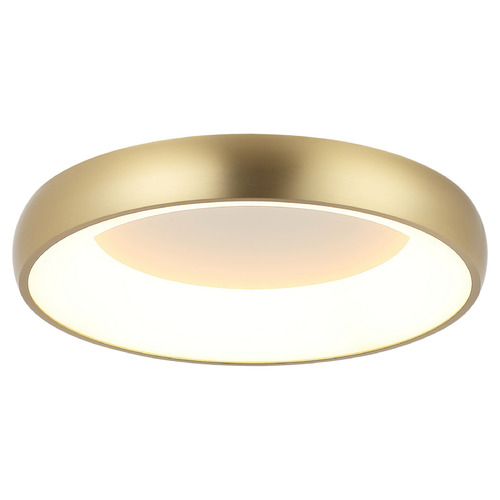 Matteo Lighting Maverick Brushed Gold LED Flushmount Light