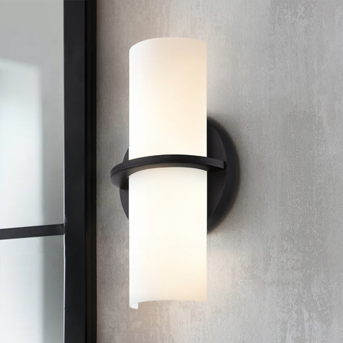 Modern LED Sconce Wall Light in Aged Bronze by Nuvo Lighting