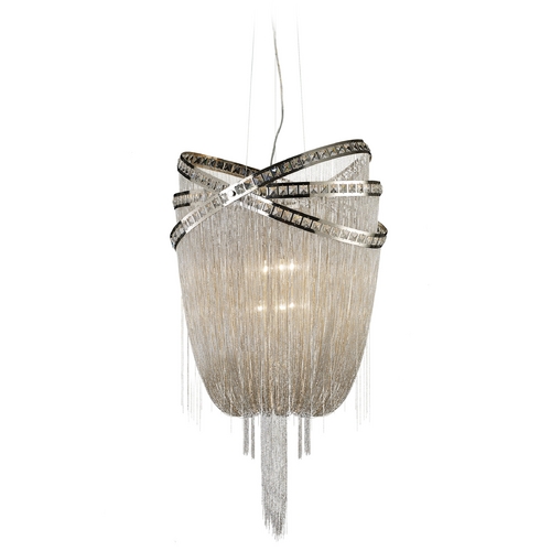 Wilshire Blvd. Polished Nickel Pendant by Avenue Lighting