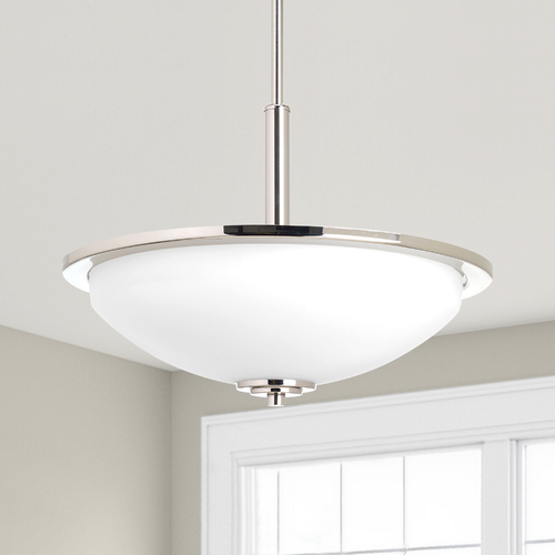 Replay Pendant in Polished Nickel by Progress Lighting