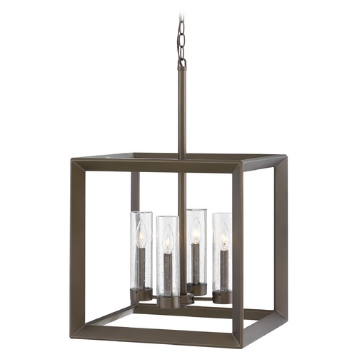 Hinkley Rhodes 4-Light Warm Bronze Outdoor Hanging Light by Hinkley Lighting 29304WB