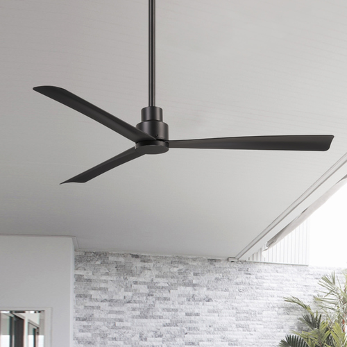 Minka Aire Simple 52-Inch Wet Location Ceiling Fan in Coal Finish F787-CL