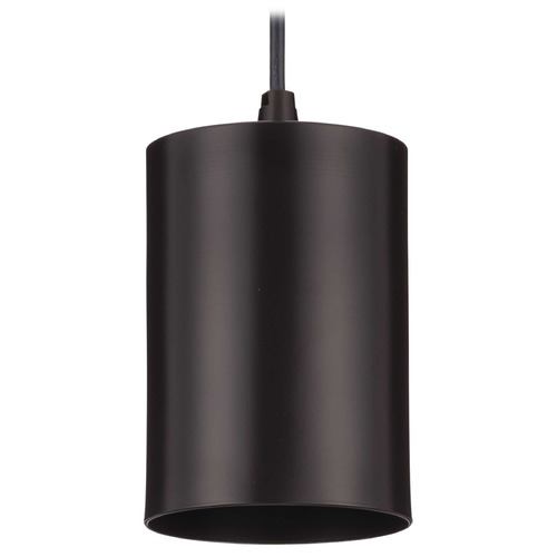Progress Lighting 5in Cyl Rnds Antique Bronze Outdoor Hanging Light