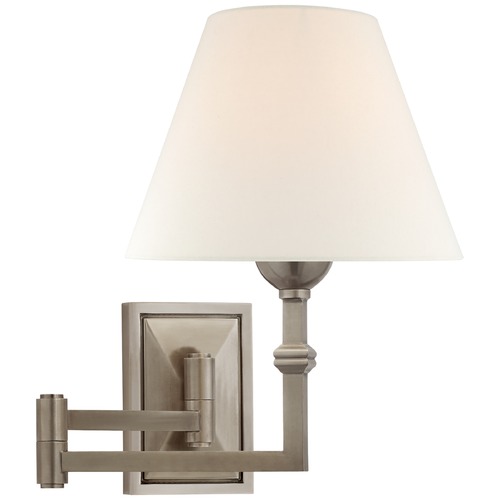 Visual Comfort Signature Collection Alexa Hampton Jane Swing Arm in Antique Nickel by Visual Comfort Signature AH2337ANL