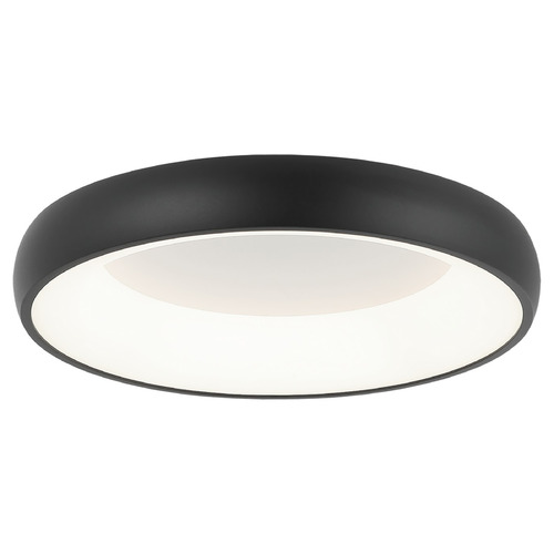 Matteo Lighting Maverick Matte Black LED Flushmount Light